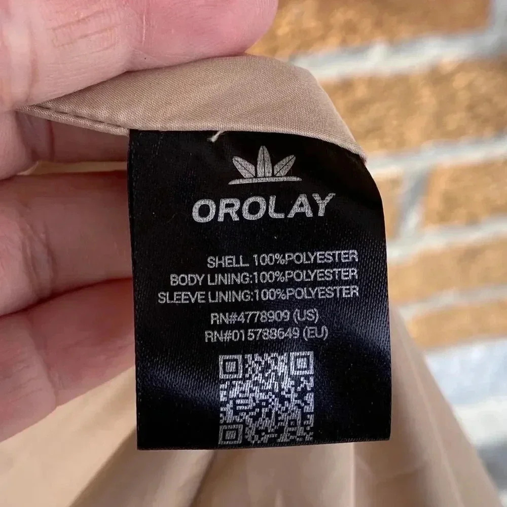 Orolay Women's Long Double Breasted Trench Coat - Picture 13 of 16